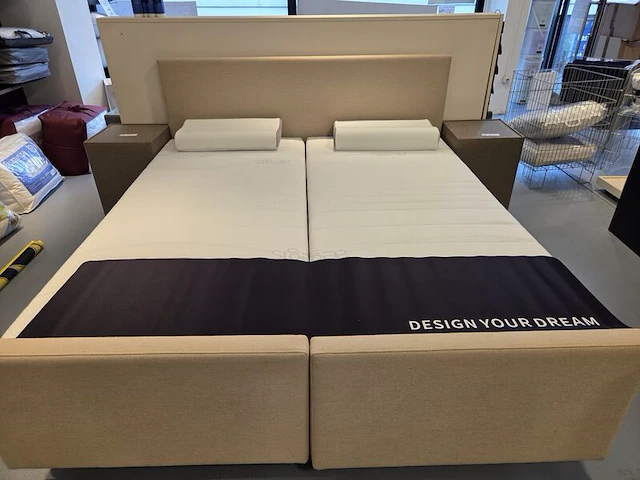 Boxspring 180x200 cm, sleep & dream sedna - afbeelding 1 van  4