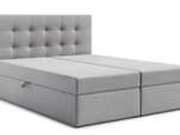 Boxspring bed met opbergfunctie 160x200, grijs, 2025 - afbeelding 1 van  3