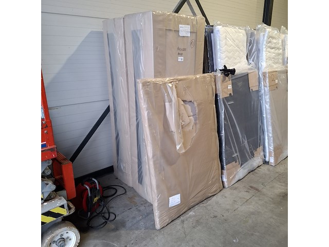 Boxspring bed met opbergfunctie, beige, 2026 - afbeelding 3 van  3