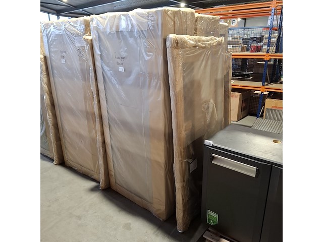 Boxspring bed met opbergfunctie, grijs, 2026 - afbeelding 3 van  3