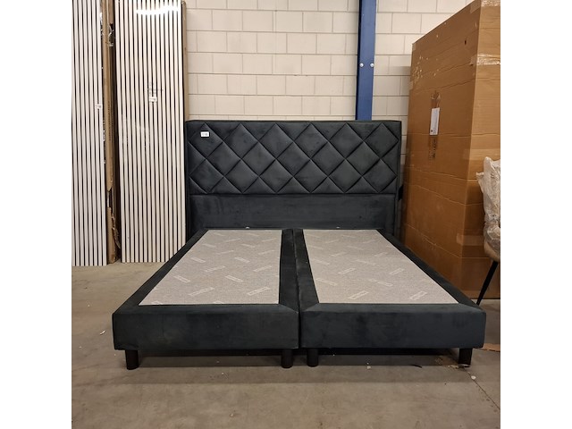 Boxspring donker blauw - afbeelding 3 van  10