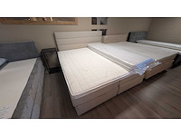 Boxspring erik kuster – 180 x 200 cm – beige – inclusief topper – pocketvering – cooltouch matrassen - afbeelding 1 van  6