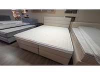 Boxspring erik kuster – 180 x 200 cm – beige – inclusief topper – pocketvering – cooltouch matrassen - afbeelding 2 van  6