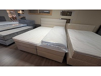 Boxspring erik kuster – 180 x 200 cm – beige – inclusief topper – pocketvering – cooltouch matrassen - afbeelding 3 van  6