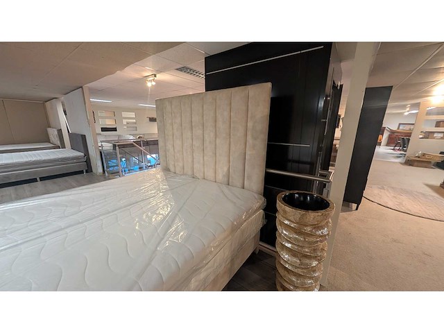 Boxspring erik kuster – 180x210 cm – beige – inclusief topper – pocketvering – cooltouch matrassen - afbeelding 5 van  5