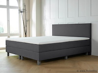 Boxspring florence afmeting 140 x 200, antraciet - afbeelding 1 van  4