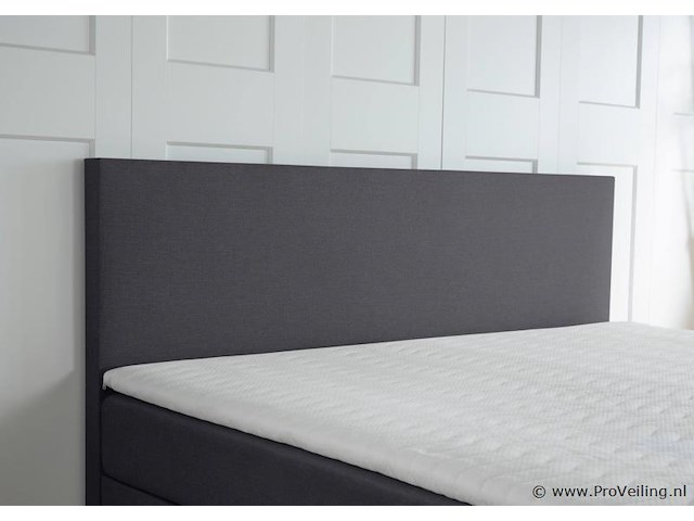 Boxspring florence afmeting 160 x 200, antraciet - afbeelding 3 van  4