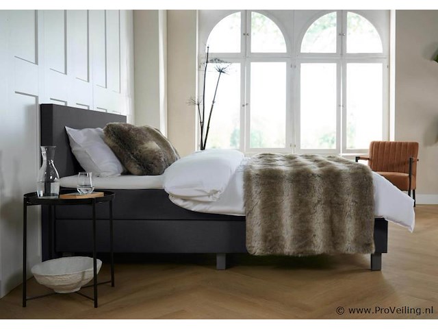 Boxspring florence afmeting 160 x 200, antraciet - afbeelding 4 van  4