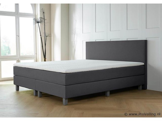 Boxspring florence afmeting 180 x 200, zwart - afbeelding 1 van  4