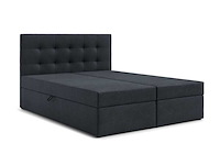 Boxspring met opbergfunctie, 140x200, donker grijs