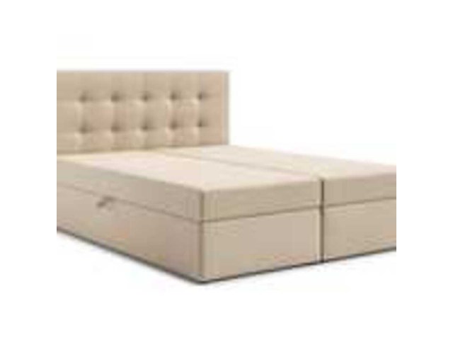 Boxspring met opbergfunctie, 180x200 cm , beige - afbeelding 1 van  2
