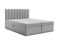 Boxspring met opbergfunctie, 180x200 cm, licht grijs