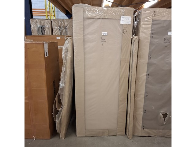 Boxspring met opbergfunctie beige - afbeelding 3 van  3