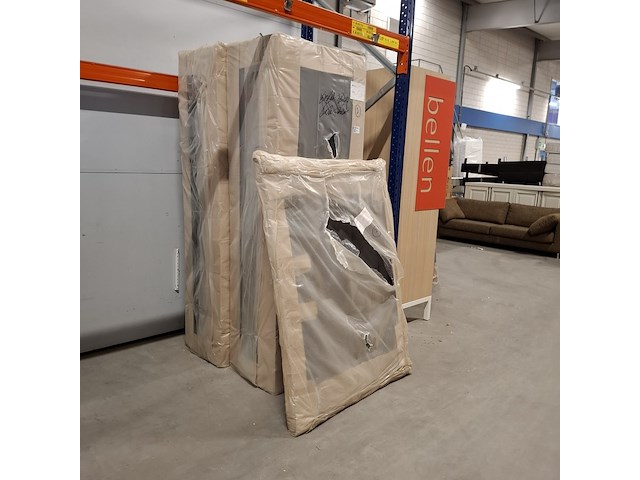 Boxspring met opbergfunctie, donker grijs - afbeelding 4 van  4