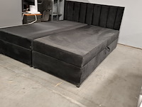 Boxspring met opbergfunctie showroom model 160x200 cm, hollandia, zwart - afbeelding 2 van  6