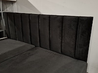 Boxspring met opbergfunctie showroom model 160x200 cm, hollandia, zwart - afbeelding 3 van  6