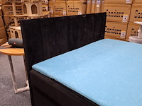 Boxspring met opbergfunctie zwart - afbeelding 2 van  4