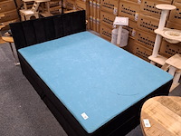 Boxspring met opbergfunctie zwart - afbeelding 3 van  4