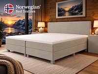 Boxspring norwegian, aurora 180, taupe