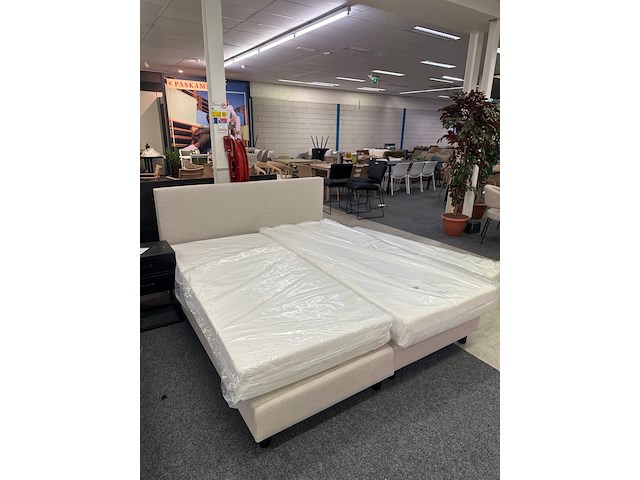 Boxspring tina 180x200cm, beige - afbeelding 1 van  3