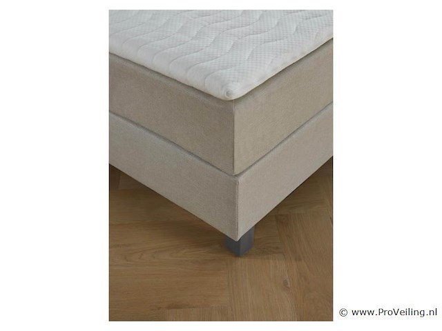 Boxspring venetie afmeting 180 x 200, beige - afbeelding 3 van  6