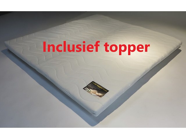 Boxspringcombinatie 180/200, m-ray, valencia, beige - afbeelding 2 van  5