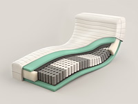 Boxspringcombinatie 180/200, m-ray, valencia, beige - afbeelding 5 van  5