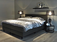 Boxspringcombinatie 180/210, m-ray, valencia deluxe, antraciet - afbeelding 1 van  6