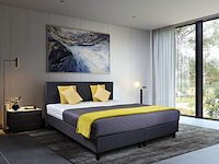 Boxspringcombinatie, m-ray, valencia, antraciet - afbeelding 1 van  5