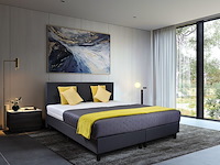 Boxspringcombinatie m-ray, valencia deluxe, antraciet