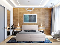 Boxspringcombinatie, m-ray, valencia deluxe, beige