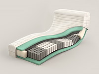 Boxspringcombinatie, m-ray, valencia deluxe, beige - afbeelding 4 van  5