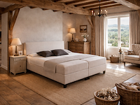 Boxspringcombinatie, m-ray, valencia deluxe, beige
