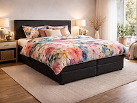 Boxspringcombinatie, m-ray, valencia deluxe, zwart - afbeelding 1 van  5