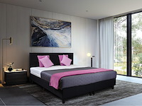 Boxspringcombinatie, m-ray, valencia, zwart - afbeelding 1 van  6