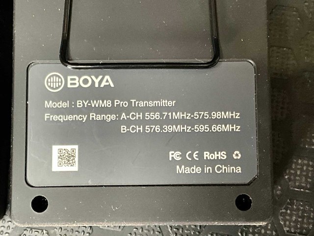 Boya by-wmb pro-k2 draadloze zender en ontvanger voor microfoon - afbeelding 4 van  5