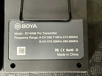 Boya by-wmb pro-k2 draadloze zender en ontvanger voor microfoon - afbeelding 4 van  5