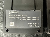 Boya by-wmb pro-k2 draadloze zender en ontvanger voor microfoon - afbeelding 5 van  5