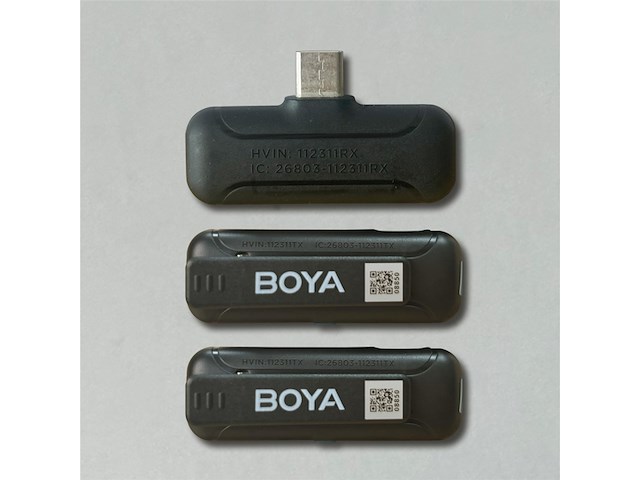 Boya bywm3tu2 kit for typec 2 x transmitter / 1x receiver / 1x case - afbeelding 1 van  6
