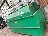 Bp dubbele olietank voor nieuwe en afgewerkte olie