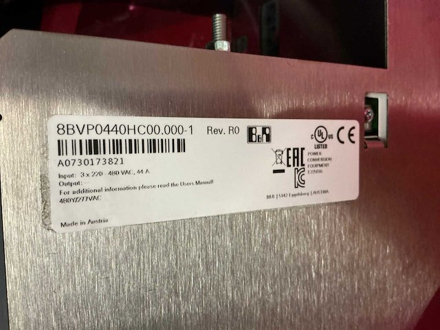 B&r acopos multi 8bvp0440hc00.000-1 power supply module - afbeelding 7 van  7