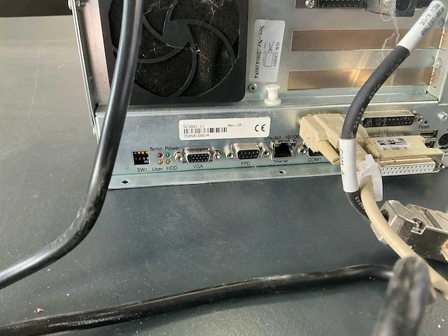 B&r provit ipc 5000 industriële pc – 5c5601.11 – celeron 366 mhz – windows nt – werkend - afbeelding 5 van  8