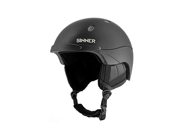 <br />sinner skihelm titan mat zwart l - afbeelding 1 van  1