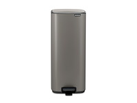 Brabantia bo pedaalemmer 30 liter platinum - afbeelding 1 van  4