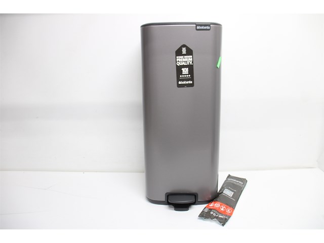 Brabantia bo pedaalemmer 30 liter platinum - afbeelding 3 van  4
