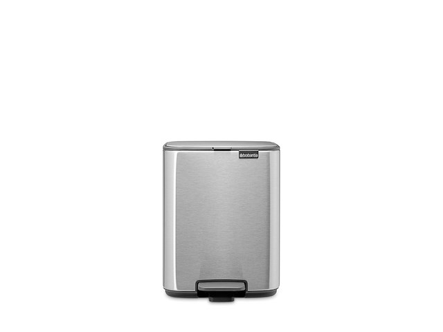 Brabantia bo pedaalemmer 7liter matt steel - afbeelding 1 van  2