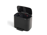 Brabantia bo pedal bin steel matt black 11 + 23 l - afbeelding 2 van  6