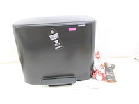 Brabantia bo pedal bin steel matt black 11 + 23 l - afbeelding 5 van  6