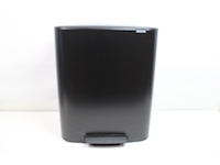 Brabantia bo prullenbak 2 x 30 l matt black - afbeelding 5 van  6
