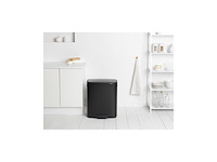 Brabantia bo prullenbak 2 x 30 l matt black - afbeelding 3 van  6